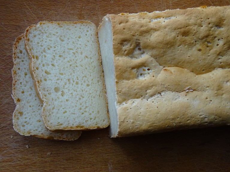 Pane morbido senza glutine e lattosio